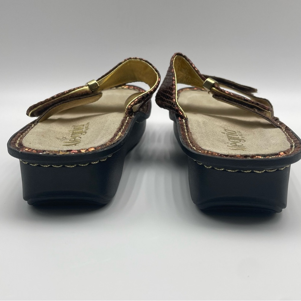Alegria Karmen Riches Kar-742 Leather Wedge Sandals Size 9 - Picture 8 of 14